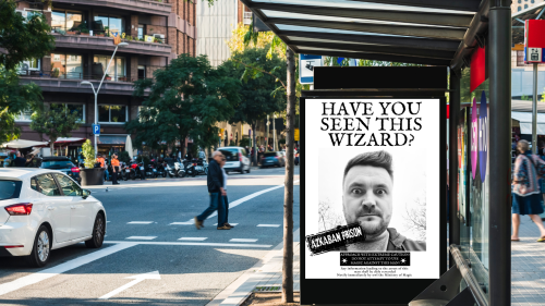 Jópofa WANTED körözési plakát az ünnepeltről akár videóval 12