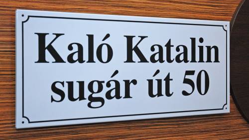 Születésnapi utcanév tábla 2 munkanap alatt 2