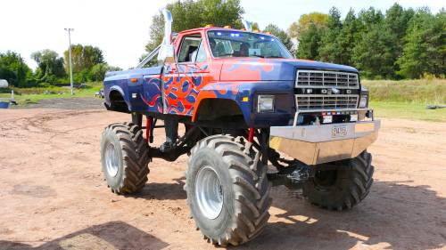 Brutál Ford BigFoot vezetés Gyálon 2
