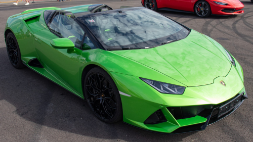 Lamborghini Huracán Evo Spyder élményvezetés a Kakucs Ringen 1
