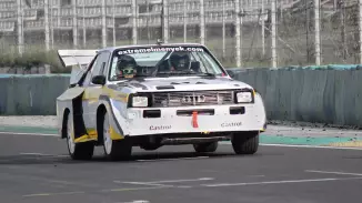 Audi S1 Rally Sport élményautózás gyerekeknek a Kakucs Ringen