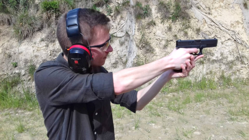 BASIC Pisztolyos élménylövészet Győr mellett a Ballistic lőtéren 5