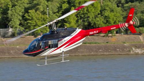 Nappali helikopterezés Budapest felett 4 utas részére BELL-206-tal 1