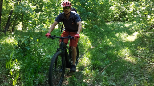 Anyával Aszfalton a Pilisben – E-MTB bringatúra Pilisszentkereszt 3