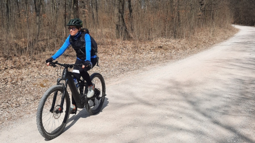 Anyával Aszfalton a Pilisben – E-MTB bringatúra Pilisszentkereszt 6