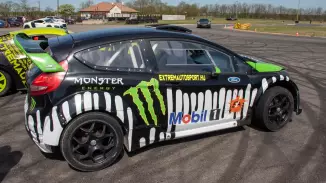 Ford Fiesta Rally vezetés a Kakucs Ringen kosár