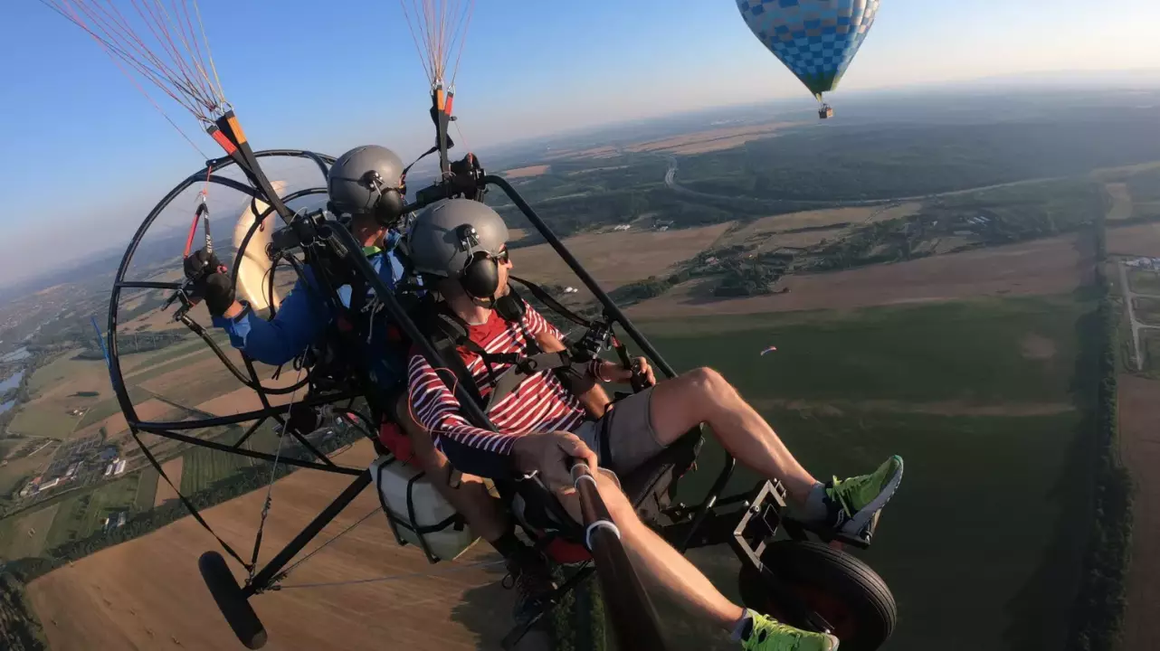 Motoros tandem siklóernyőzés (trike) Gödöllői reptérről/ Nagy kör fő kép
