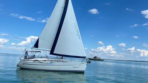 Lánybúcsú hajón a Balaton közepén 5