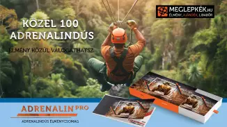 Adrenalin PRO-Extrém élménycsomag 88 kalandból választhatsz