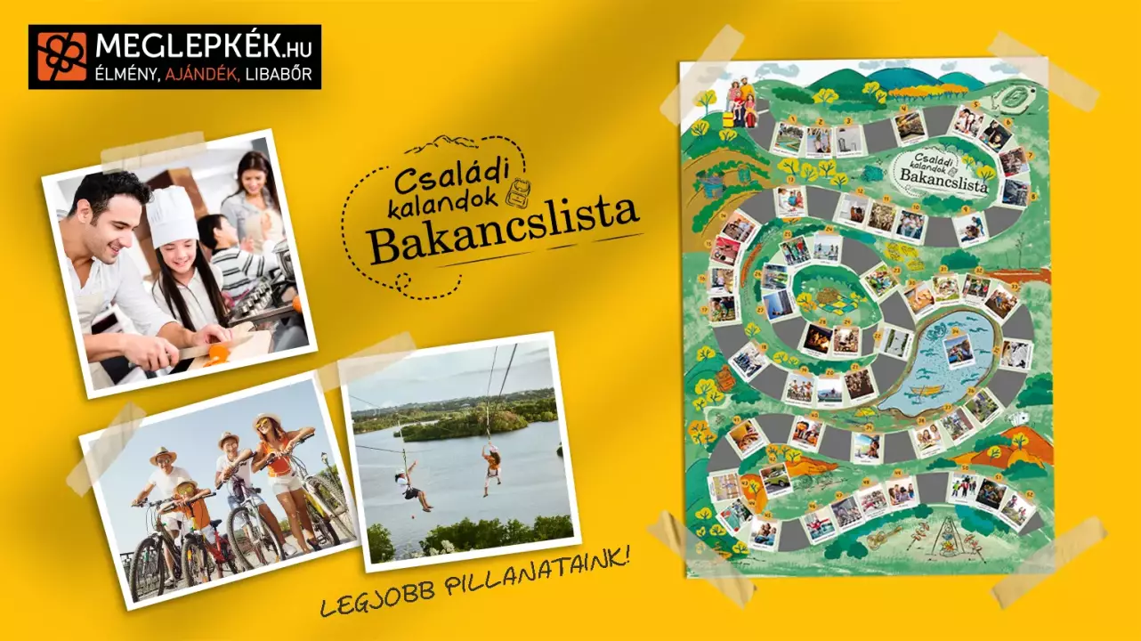 Családi Élménybakancslista 52 hétre-akár csak a poszter is fő kép