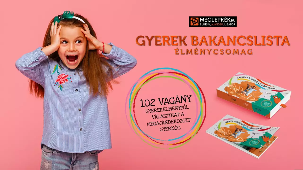 Örökmozgó élményutalvány gyerekeknek/ 100 menő program fő kép