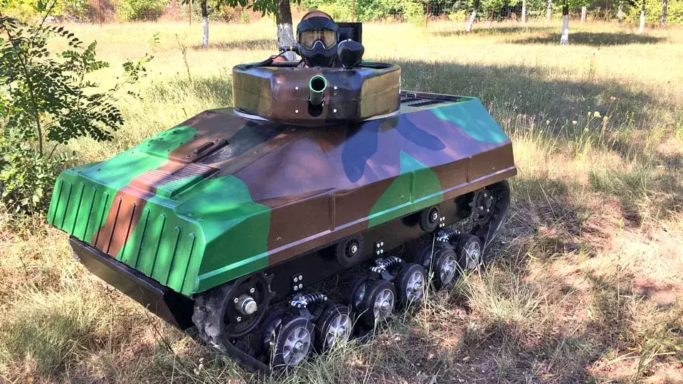 Minitankos paintball harc Gyálon fő kép