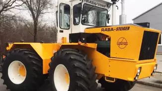 Brutális Rába Steiger 245-ös vezetése Gyálon