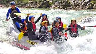 Rafting élmény Szlovéniában profi csapattal