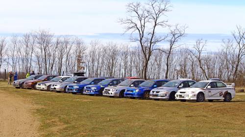 Subaru és BMW325i rally kombó Sopron mellett 5