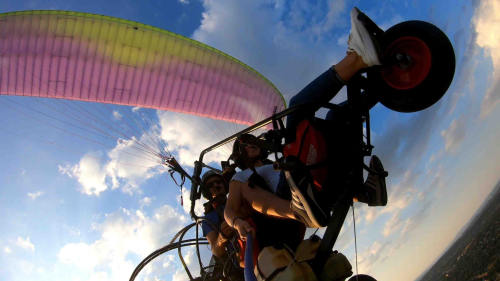 Motoros tandem siklóernyőzés (trike) Gödöllői reptérről/ Nagy kör 3