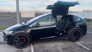 Tesla X vezetés / Ez nagyon Állat csomag