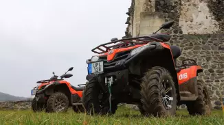 Vagány quad kaland Ajkán a Volcz birtokon kosár